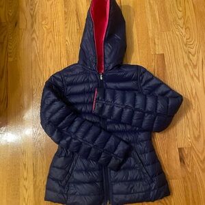 Nautica Navy and Red Puffer Jacket